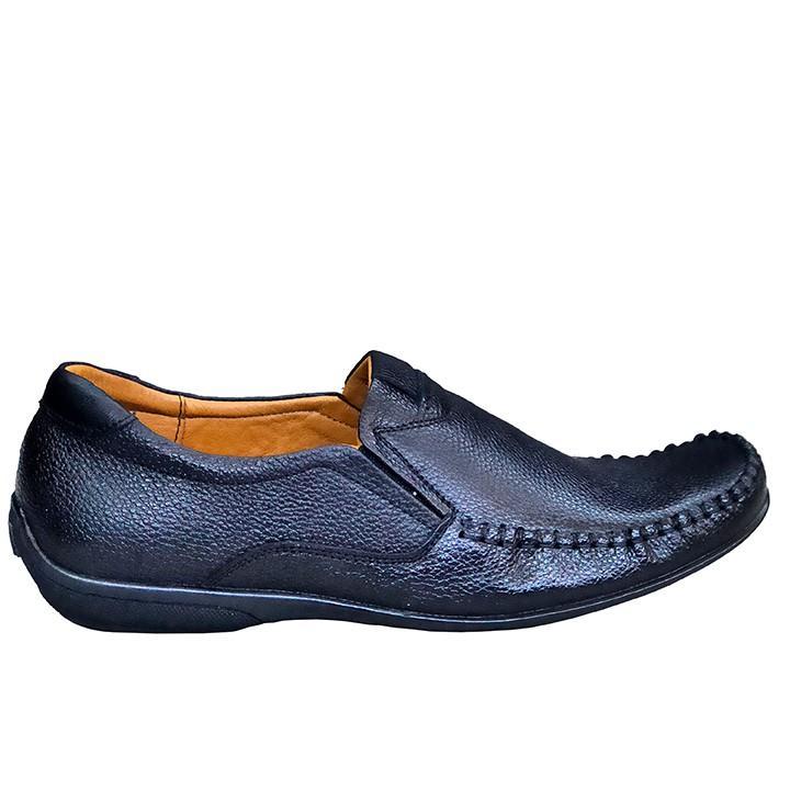 Giày Mọi Nam TiTi ĐÔ Da Bò Thật Cao Cấp GM2039b