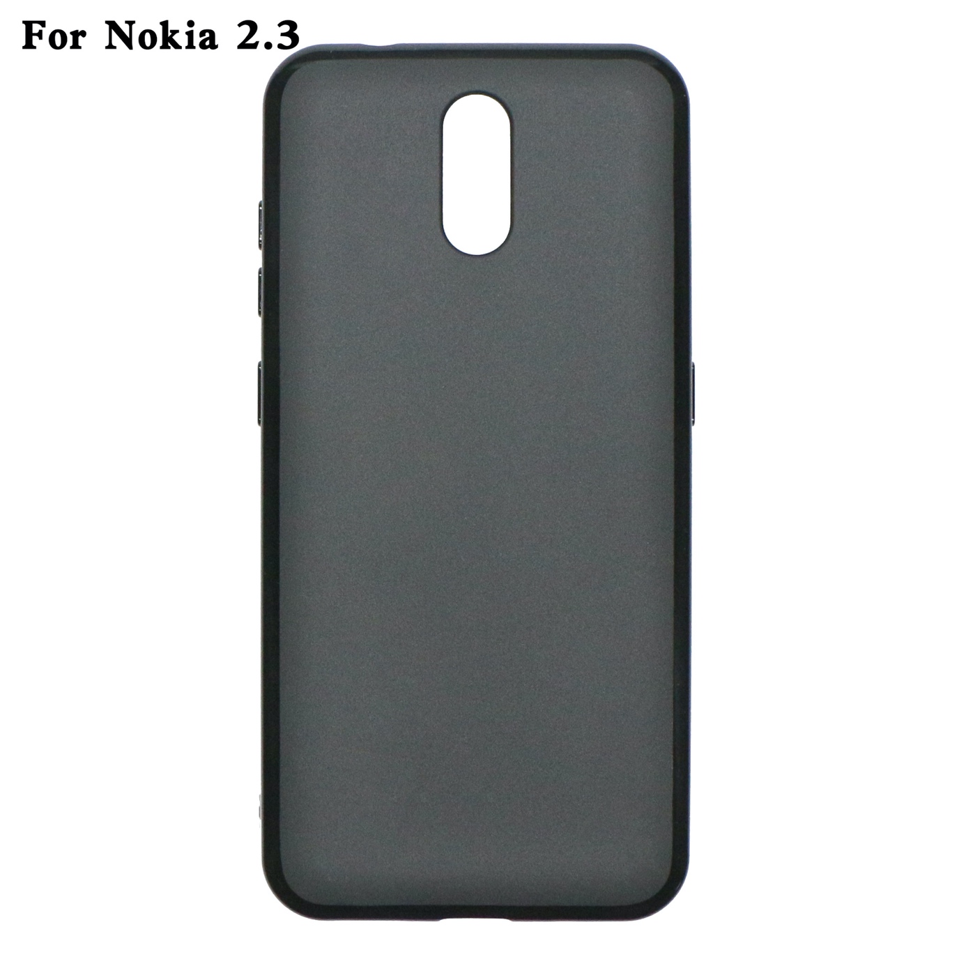 Ốp lưng cho Nokia 2.3 chất liệu silicon dẻo màu đen chống sốc