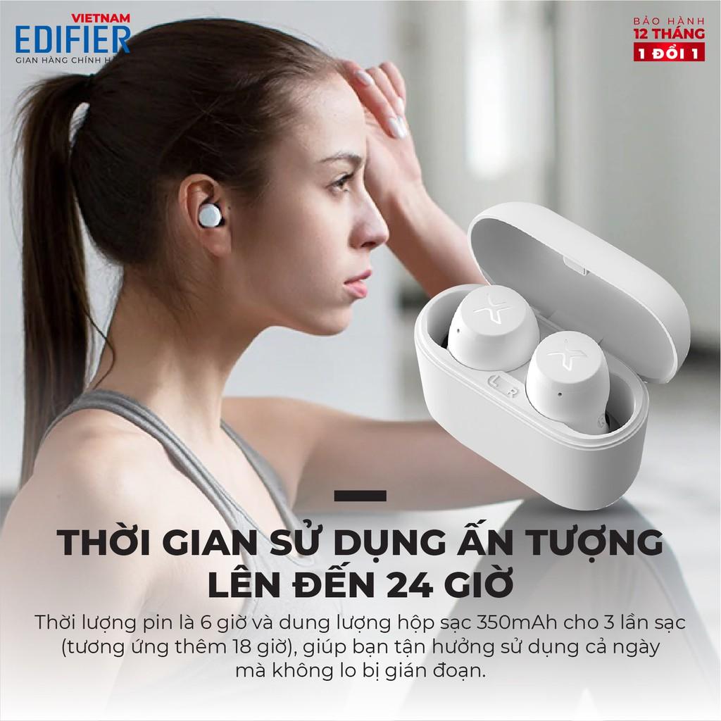 Tai nghe Bluetooth 5.0 EDIFIER X3 Âm thanh Stereo Chống nước IP55 - Hàng chính hãng