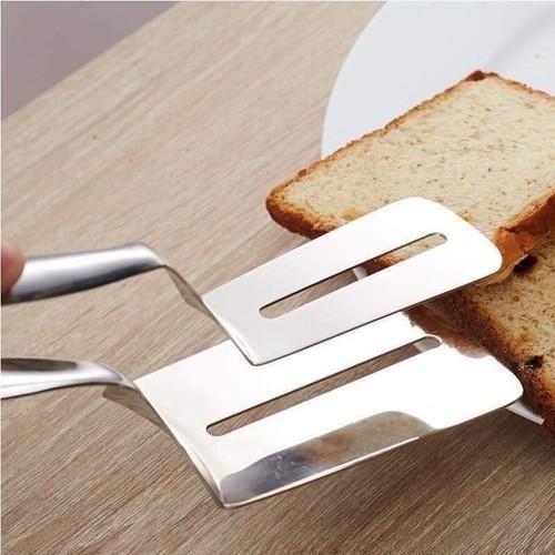 KẸP GẮP INOX DỤNG CỤ LÀM BẾP ĐA NĂNG KẸP GẮP ĐỒ NÓNG NHƯ BÍT TẾT, CÁ RÁN, THỊT NƯỚNG CHUYÊN DỤNG TIỆN ÍCH