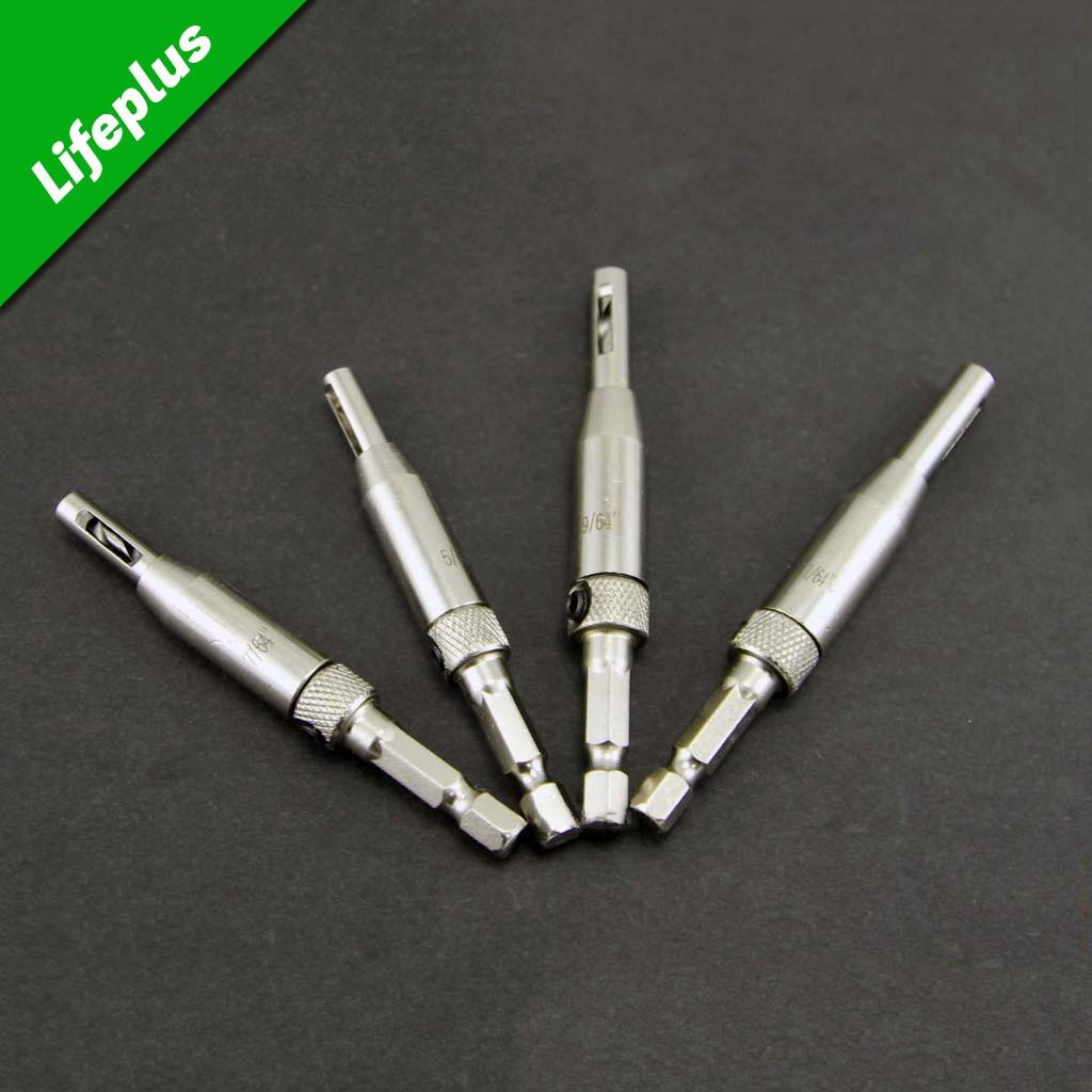 Bộ 4 mũi khoan bản lề tự định tâm