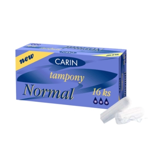 Combo Băng vệ sinh đặt trong Carin Tampon Normal + 1 BVS hàng ngày Carin Slip Anatomic Super Comfort 20