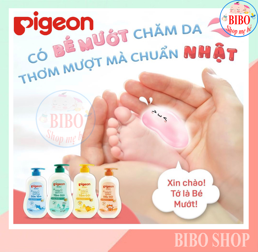 SỮA TẮM GỘI PIGEON CÓ VÒI 