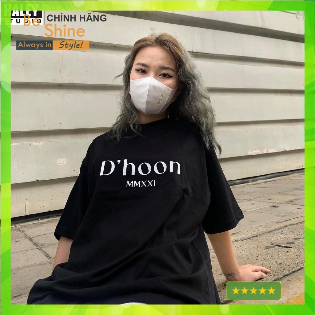 Áo Thun Nam Nữ Tay Lỡ Form rộng DHoon DCT Unisex phong cách Hàn Quốc TN537 Haley - Beshine Store