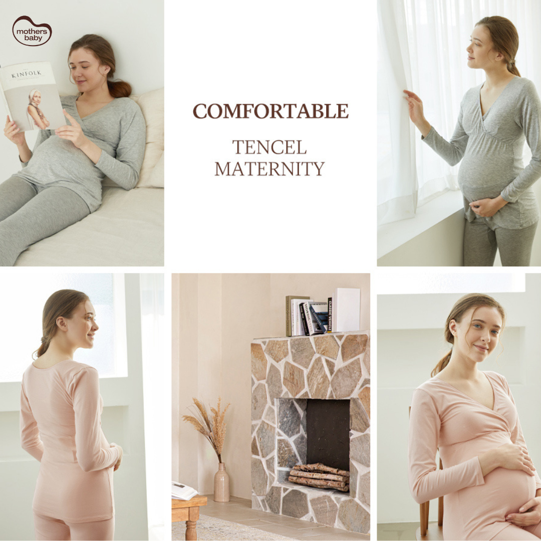 Đồ Bộ Bầu Và Sau Sinh Chất Liệu Thoáng, Mát, Mềm Mại - Thương Hiệu Mothersbaby Hàn Quốc