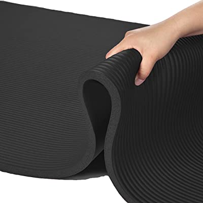 Buy LUSHENA NBR 15MM Extra Thick Yoga Mat Non Slip, All-Purpose Durable  Fitness Exercise Floor Mats for Home Workout Meditation, 72 x 24 x 3/5  Inches Online in Tunisia. B08TC3P9JC