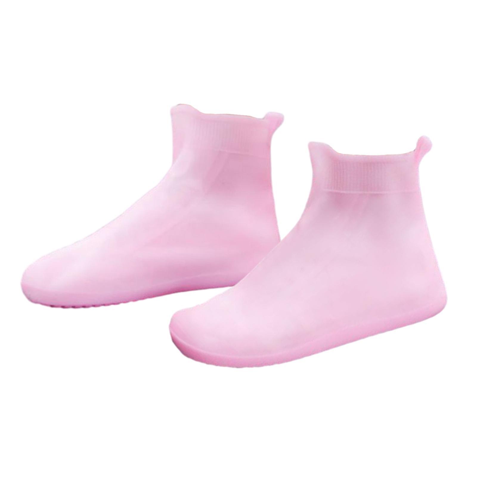 Rain Boots Durable Foldable 1 Pair Rain Shoe Covers for Sports Hiking Garden