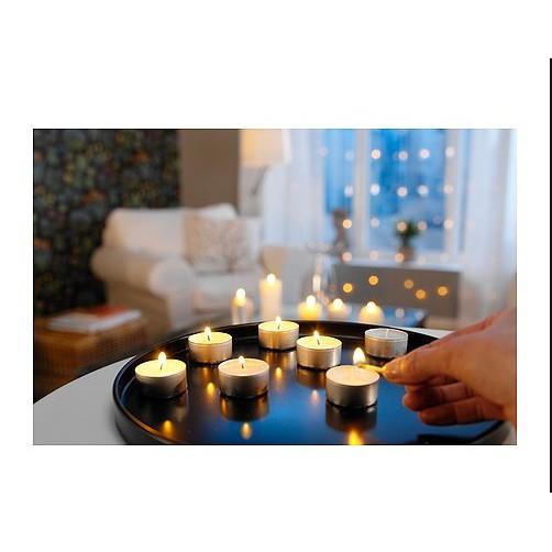 Vỉ 24 viên nến trắng không mùi