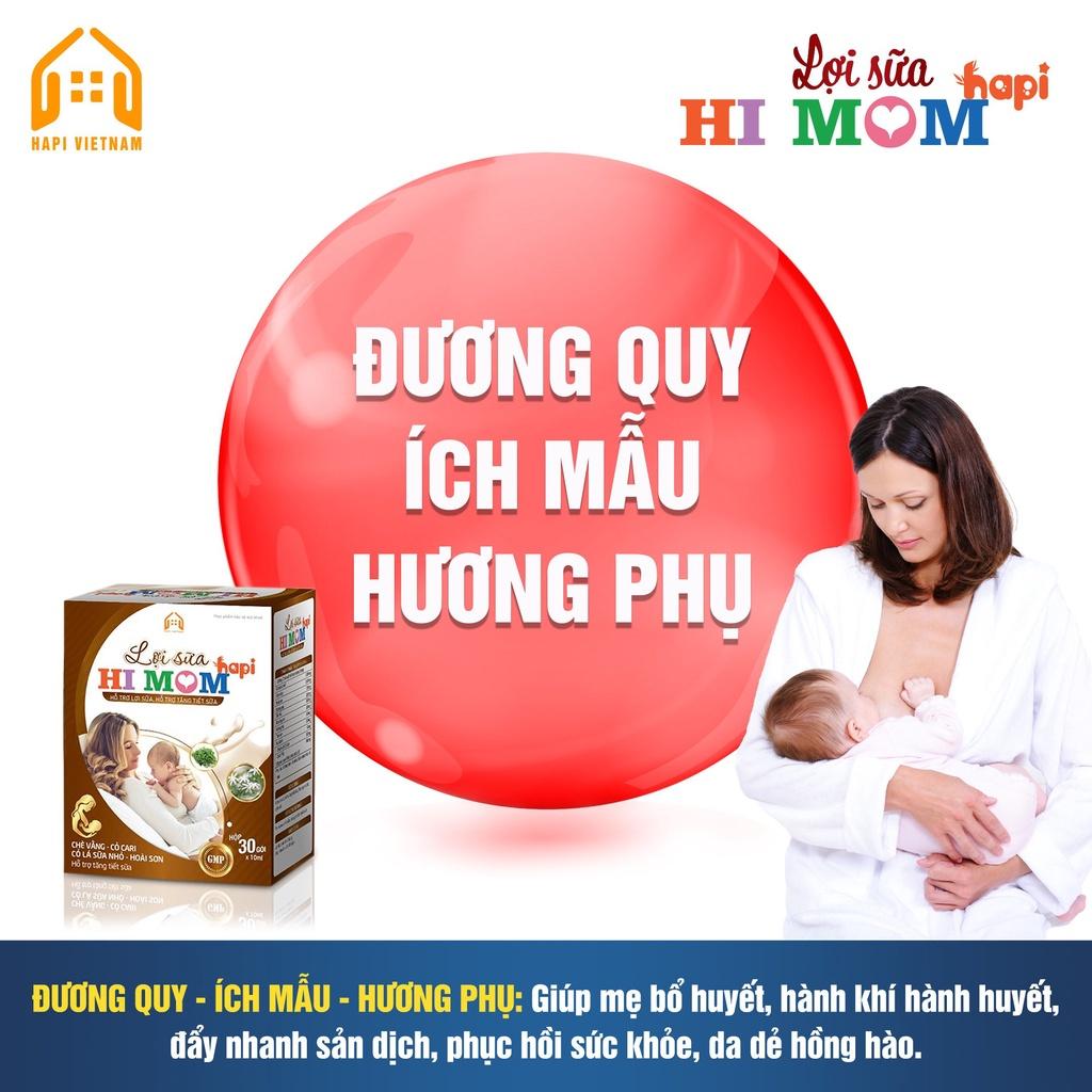 Lợi sữa Hi Mom Hapi- Sữa nhiều hơn, thơm hơn, đặc hơn, mát hơn, thông tắc tia sữa