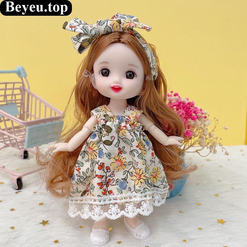 Bộ Đồ Chơi Búp Bê 17cm Xinh Xắn Cho Bé - Kiểu 3