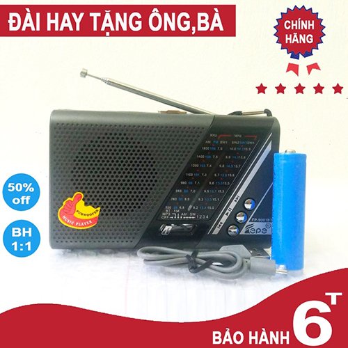 Hình ảnh ĐÀI RADIO Pepe 9002BT-Bluetooth- Kèm thẻ nhớ nhac phật - Có Đèn Pin - Âm Thanh Lớn-Hàng Chính Hãng