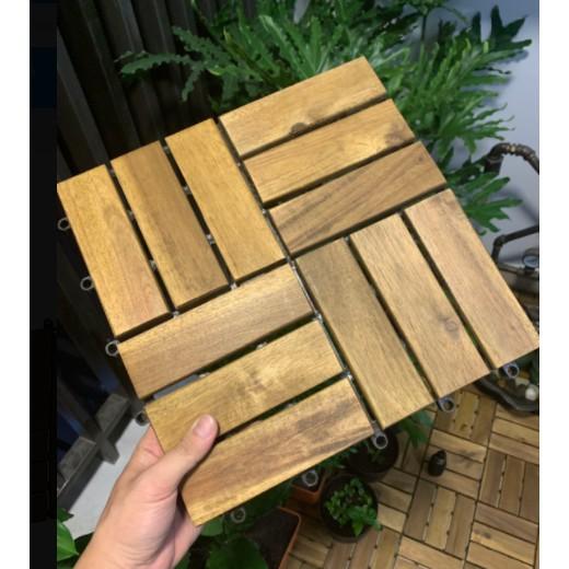 Vỉ GỖ TỰ NHIÊN VỈ NHỰA - TẤM VỈ NHỰA SÀN GỖ LẮP BAN CÔNG- VỈ LÓT SÀN BAN CÔNG