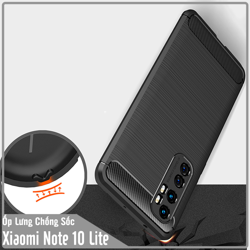 Ốp lưng cho Xiaomi Mi Note 10 Lite Chống sốc - Rugged Armor