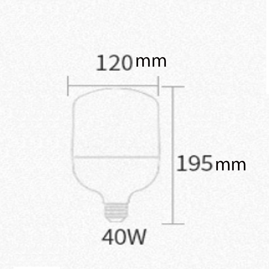 BÓNG ĐÈN BÚP TRỤ 40W