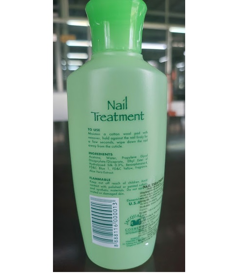 Nước Rửa Móng Tay Jacqualine 200ml (Aloe Vera)