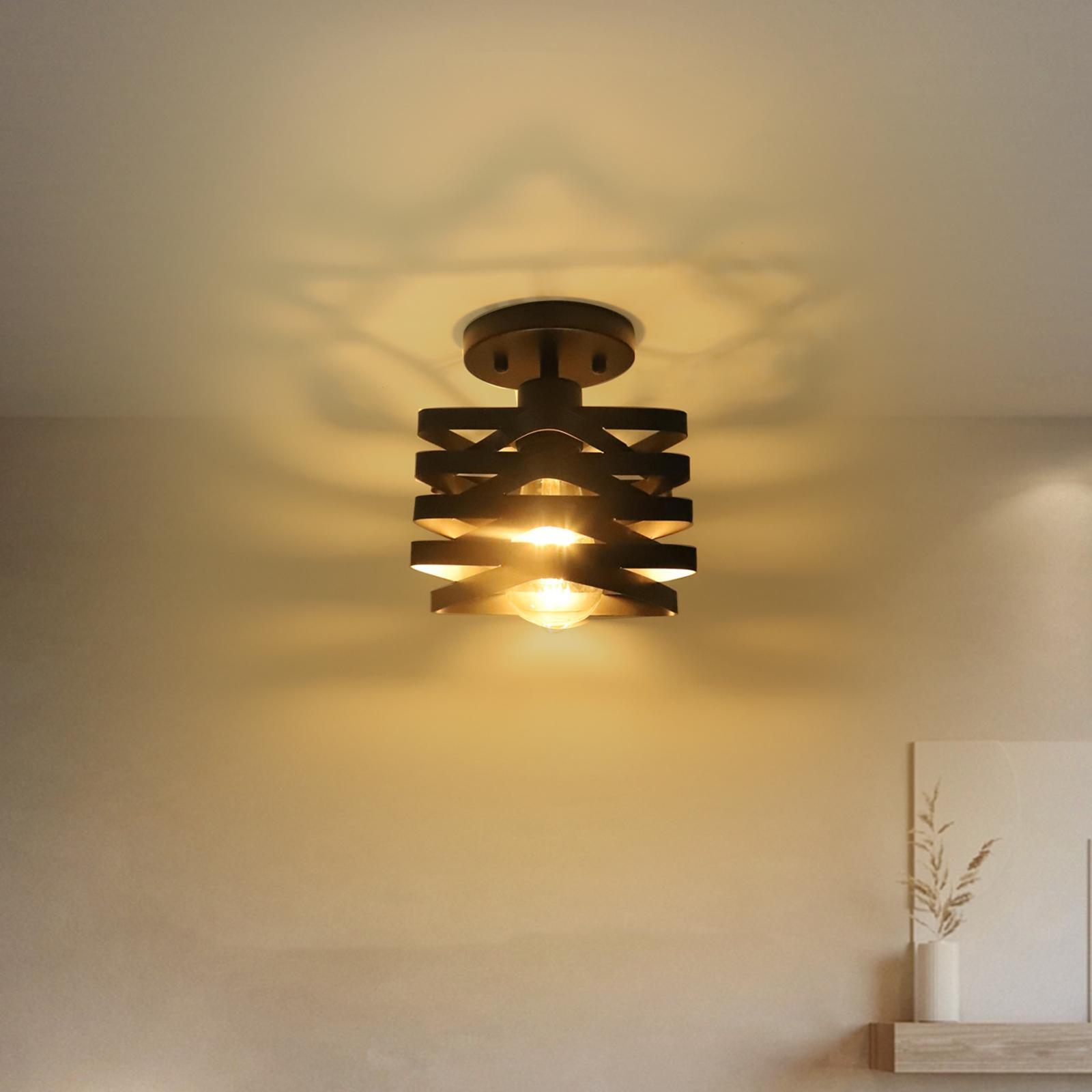 LED Ceiling Light Shade Kitchen Wrought Iron Ceiling Pendant Light Shade