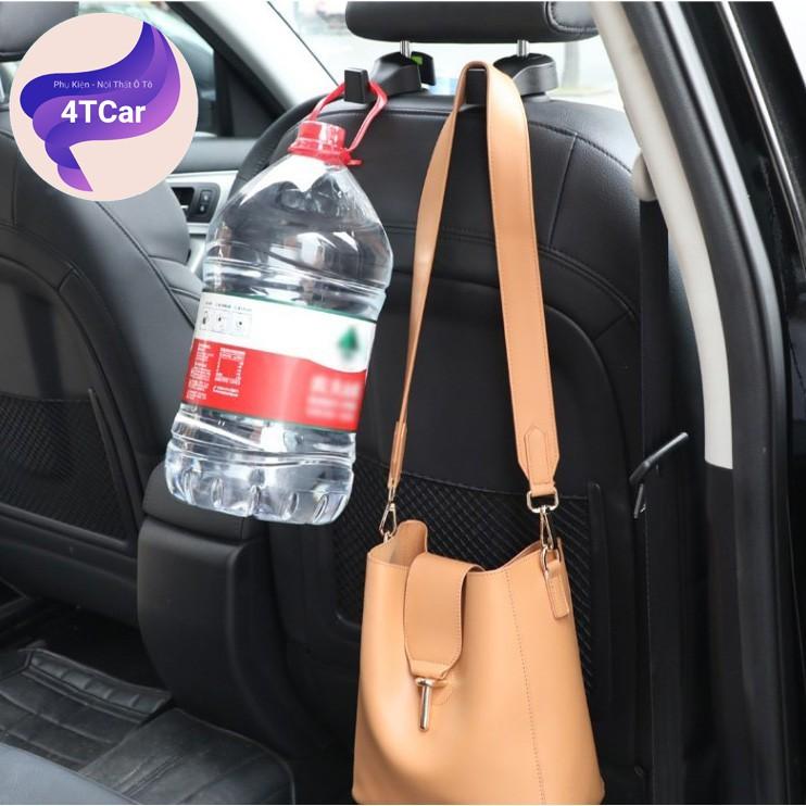 BỘ 2 MÓC Móc treo đồ ô tô cài sau ghế nhỏ gọn chịu lực tốt