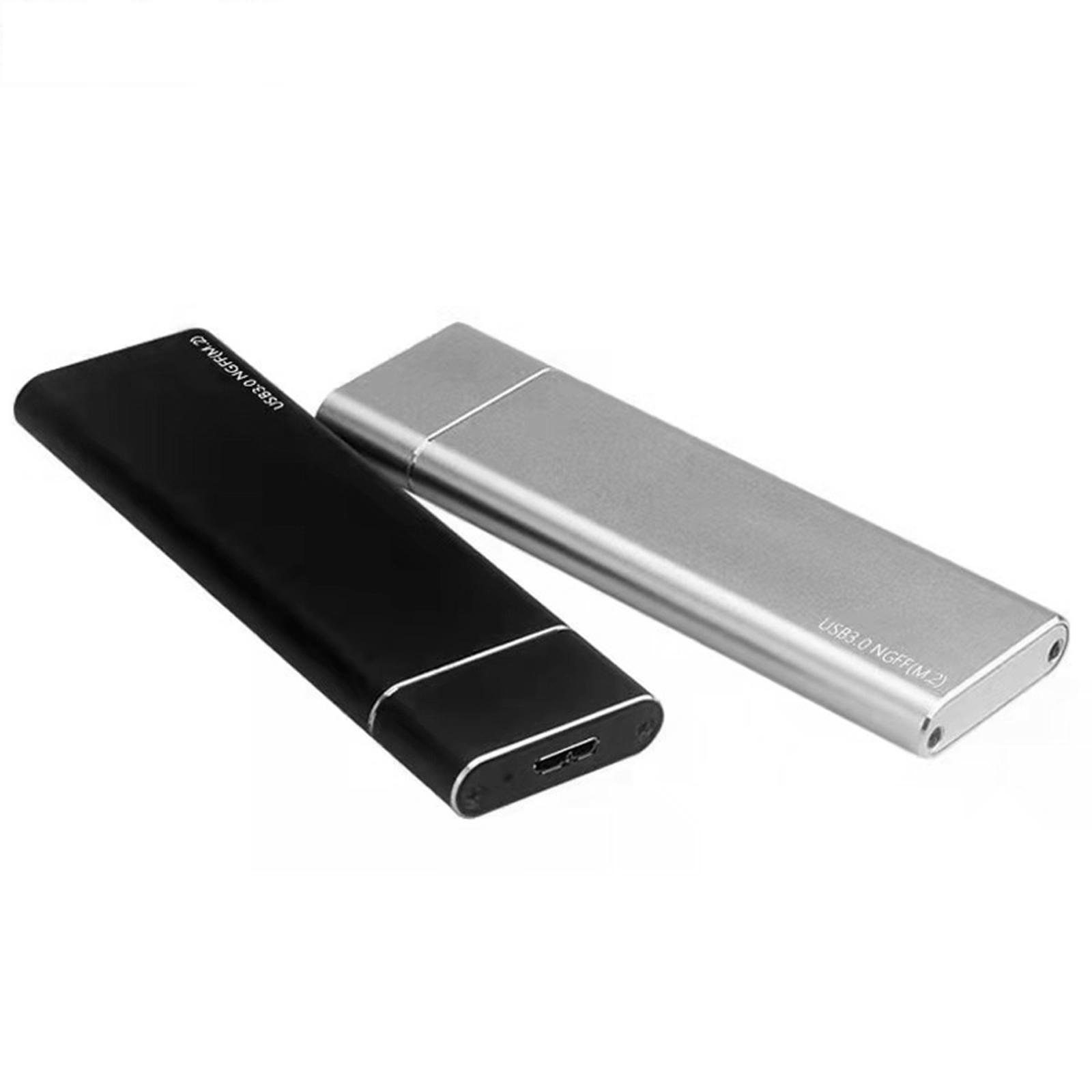 M.2 NGFF to USB 3.0 SSD Enclosure Solid State Drive for M2 SATA NGFF 2230/2242/2260/2280 SSD with Key B/Key B+M Portable