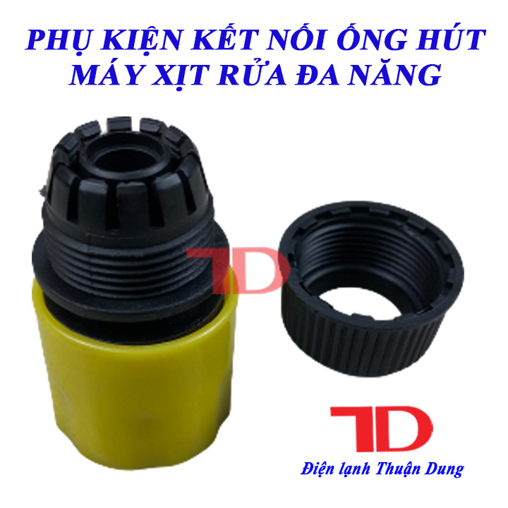 Phụ kiện đầu kết nối đường dây hút nước của máy xịt rửa đa năng (Giao màu ngẫu nhiên), Điện lạnh Thuận Dung