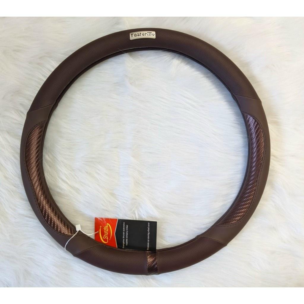 Bọc Vô Lăng FasterMo Cao Cấp Da Thông Hơi Carbon, Bọc Vô Lăng Ô Tô Cao Cấp, Đầm Tay