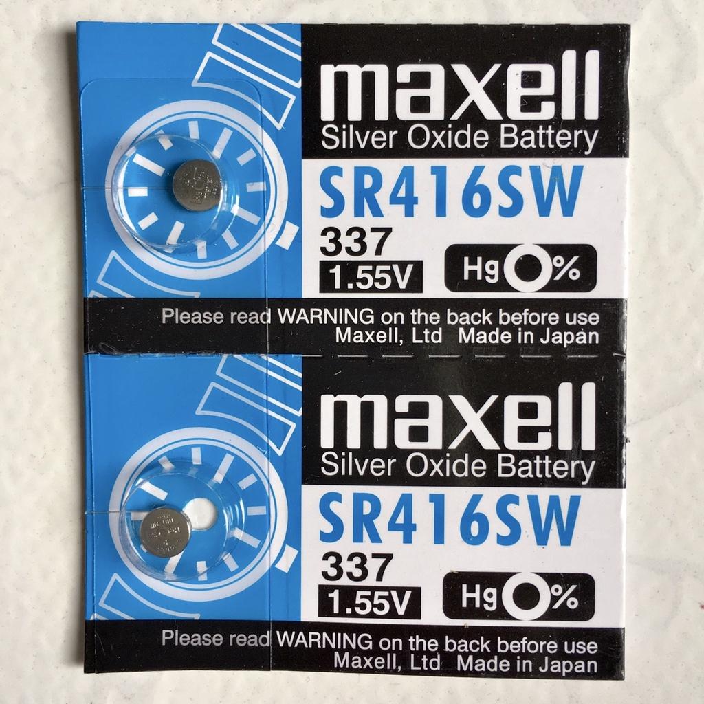 Pin Maxell Nhật Bản SR416SW / 337 Hàng Chính Hãng Made in Japan