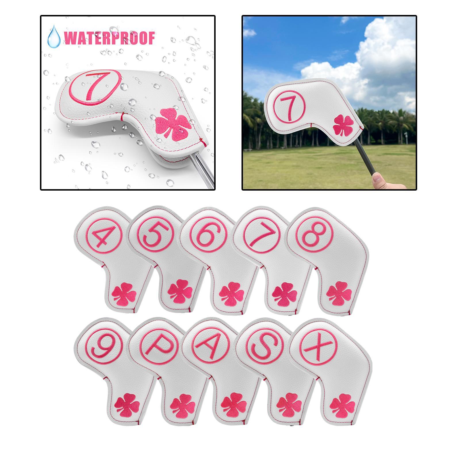 Golf Iron Head Covers Number Embroidered Golf Club Head Cover for Golf Clubs Irons