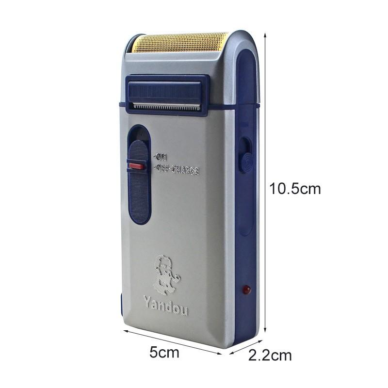 [KoSuyTu] Yandou Máy Cạo Râu Khô Nam Đa Năng SC W301U Sạc Điện Pin Bền 8 Giờ - Kèm Lưỡi Dao Thay Thế &amp; Bao Da Sang Trọng