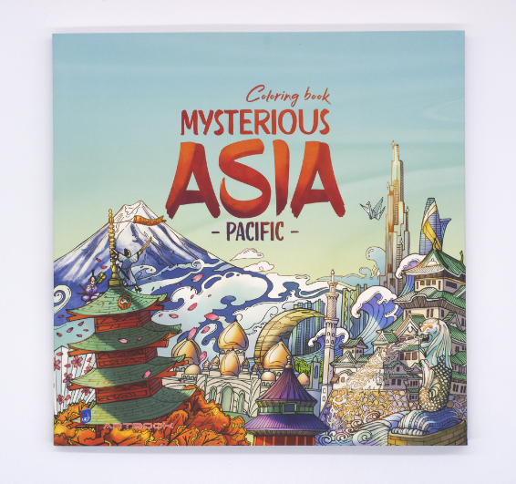 Mysterious Asia Pacific - Sách Tô màu