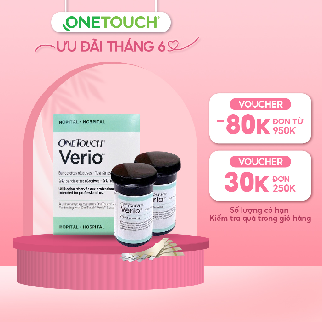 Que Thử Đường Huyết Onetouch Verio