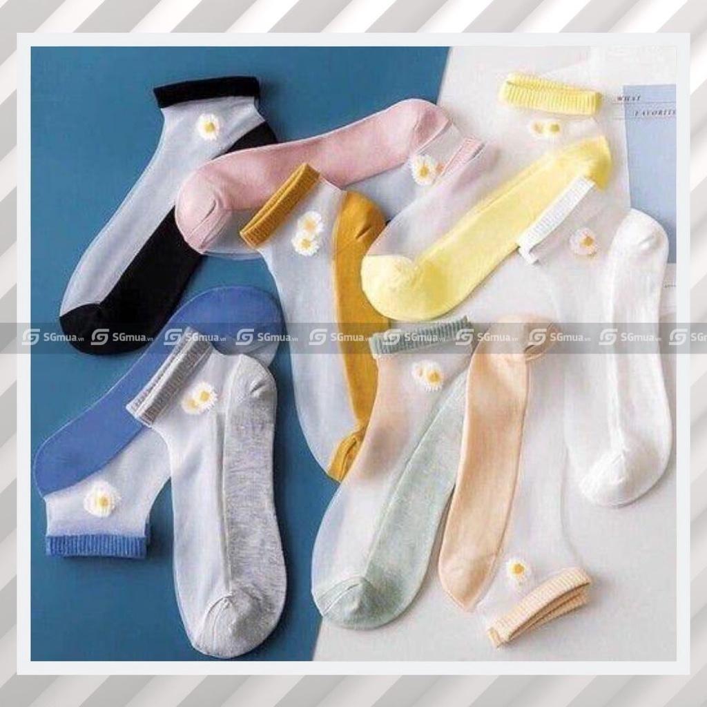 Tất hoa cúc, vớ hoa cúc, vớ ngắn, vớ cổ chân nữ