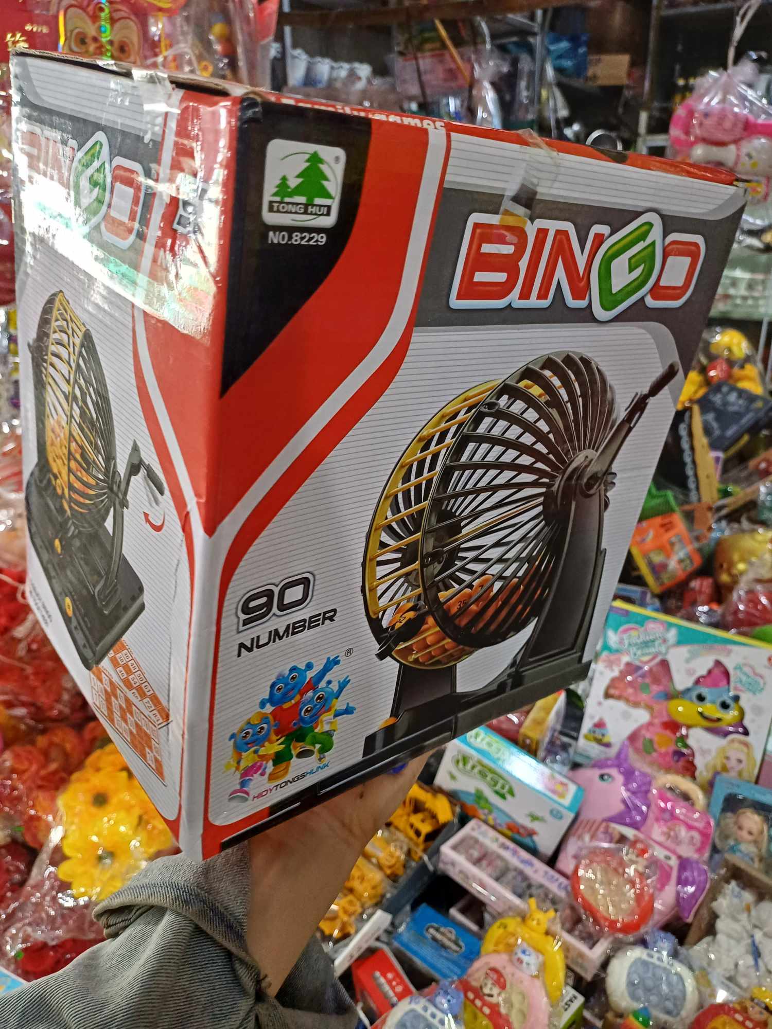 Đồ chơi bingo quay lô tô vui ngày tết