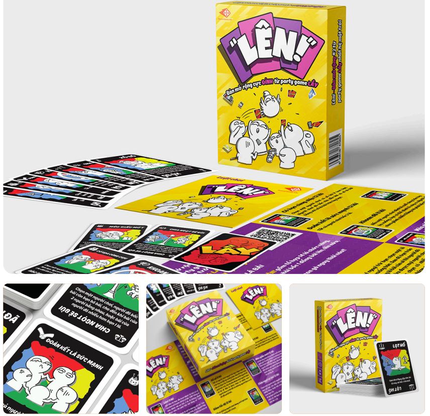 Combo thẻ bài Lầy - Lội - Lên -Party game siêu vui siêu lầy, Phiên bản mở rộng từ party game LẦY, Đồ Chơi Trẻ Em