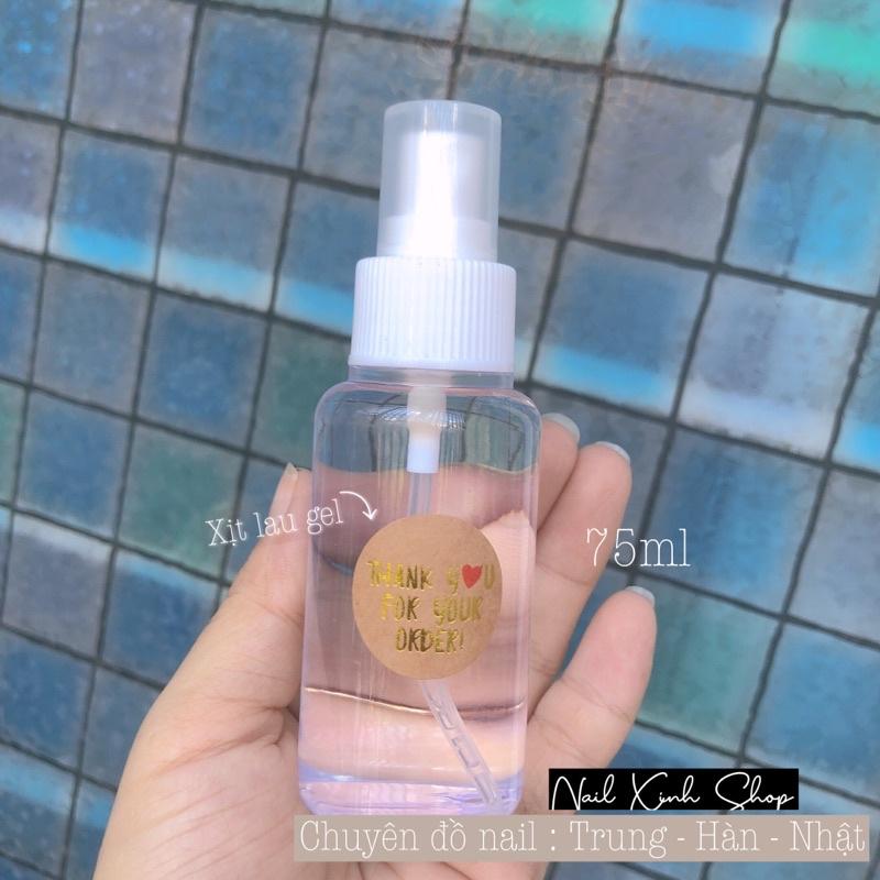 Nước cồn lau gel - chai xịt phun sương