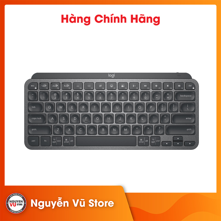 Bàn phím không dây bluetooth Logitech MX Keys Mini - Hàng Chính Hãng