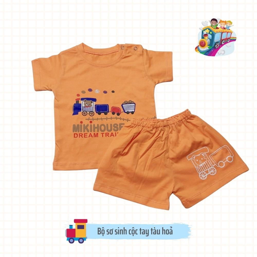 Đồ sơ sinh bộ sơ sinh bé trai bé gái chất cotton 100% thoáng khí mềm mịn không gây kích ứng da Kidcat Shop