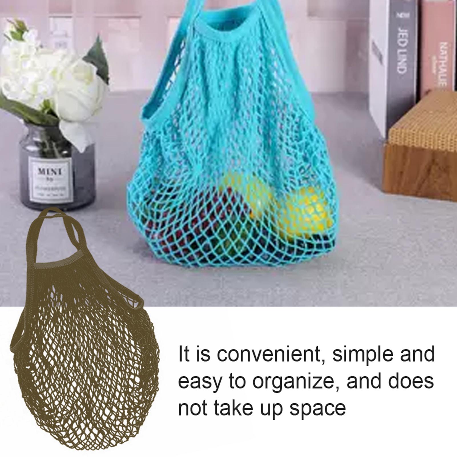 Túi lưới để mua sắm để bảo quản rau và trái cây