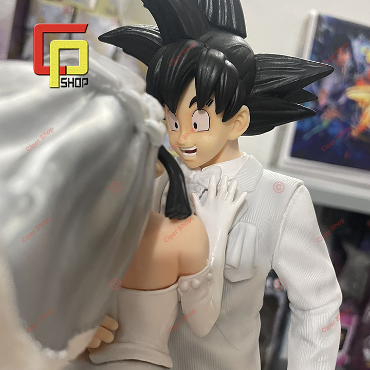 Mô hình Son Goku Chichi Đám Cưới - Figure Goku Chichi Wedding Dragon Ball