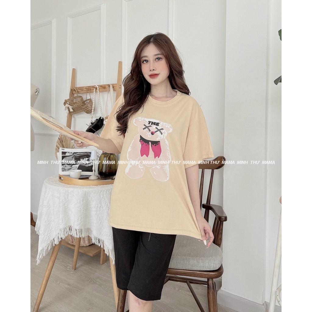 Bộ Bầu Mặc Nhà 100% Mềm Mại,Đồ Bầu Sau Sinh Có Chun Chỉnh Bụng