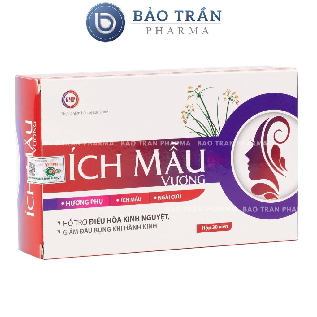 Viên uống cao Ích Mẫu Vương Hương Phụ Hải Linh hỗ trợ điều hòa kinh nguyệt, giảm đau bụng kinh