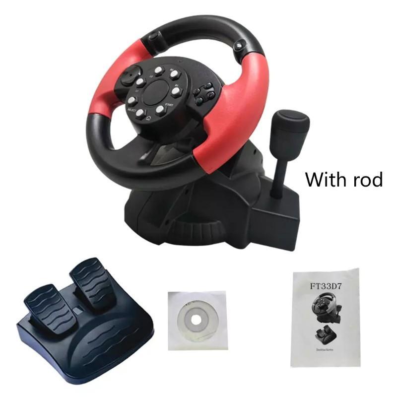 Tay Cầm Dạng Vô Lăng Chơi Game Cho Ft33D3 D7 Series Ps 3 / Ps 2 / Pc