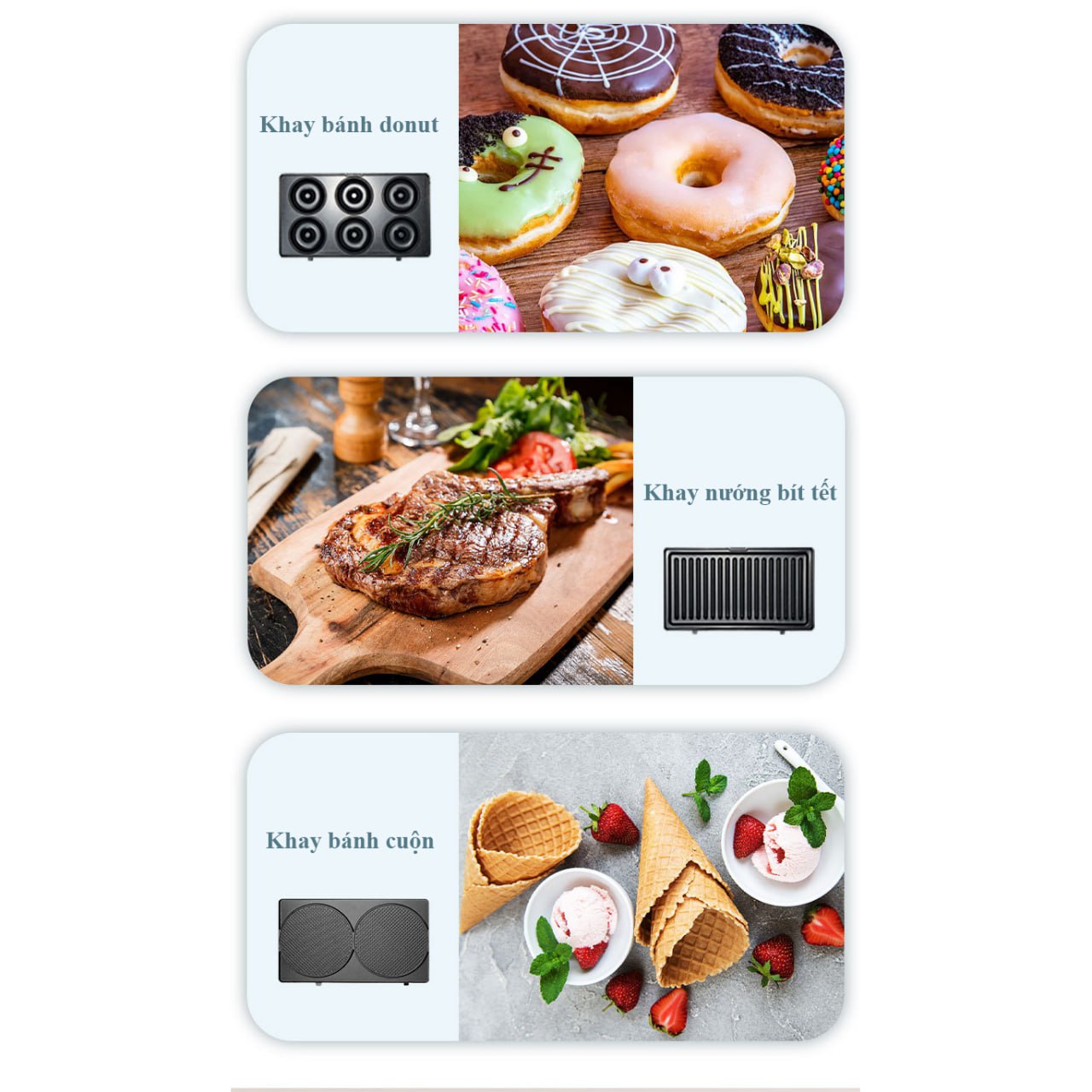 Máy nướng bánh mì, máy kẹp bánh mì sandwich đa năng SOKANY công suất 800W - HÀNG CHÍNH HÃNG - DELIYA