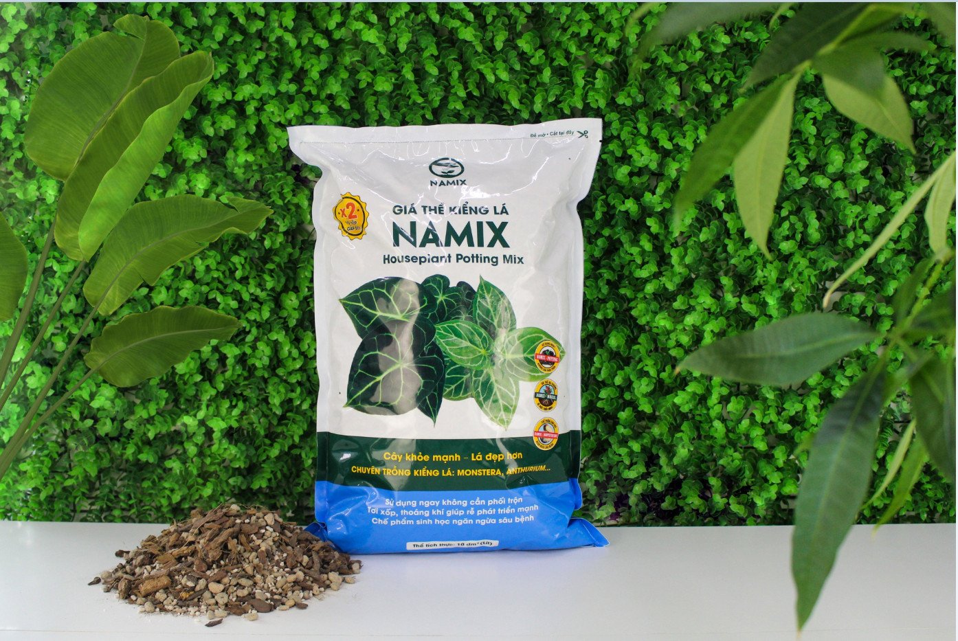 Giá thể trồng kiểng lá Namix  10dm3