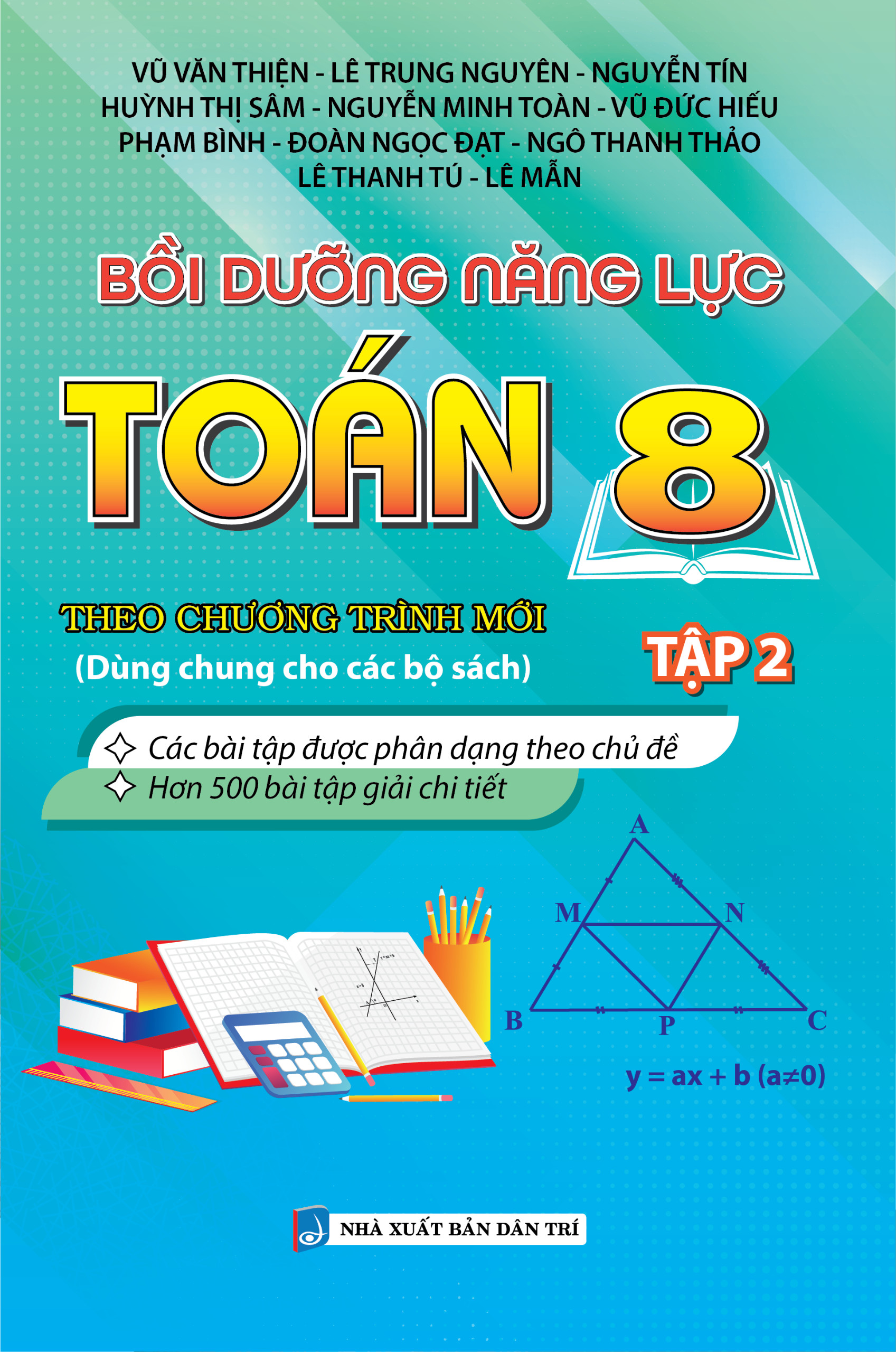 Combo Bồi Dưỡng Năng Lực Toán 8 (Tập 1 +Tập 2)