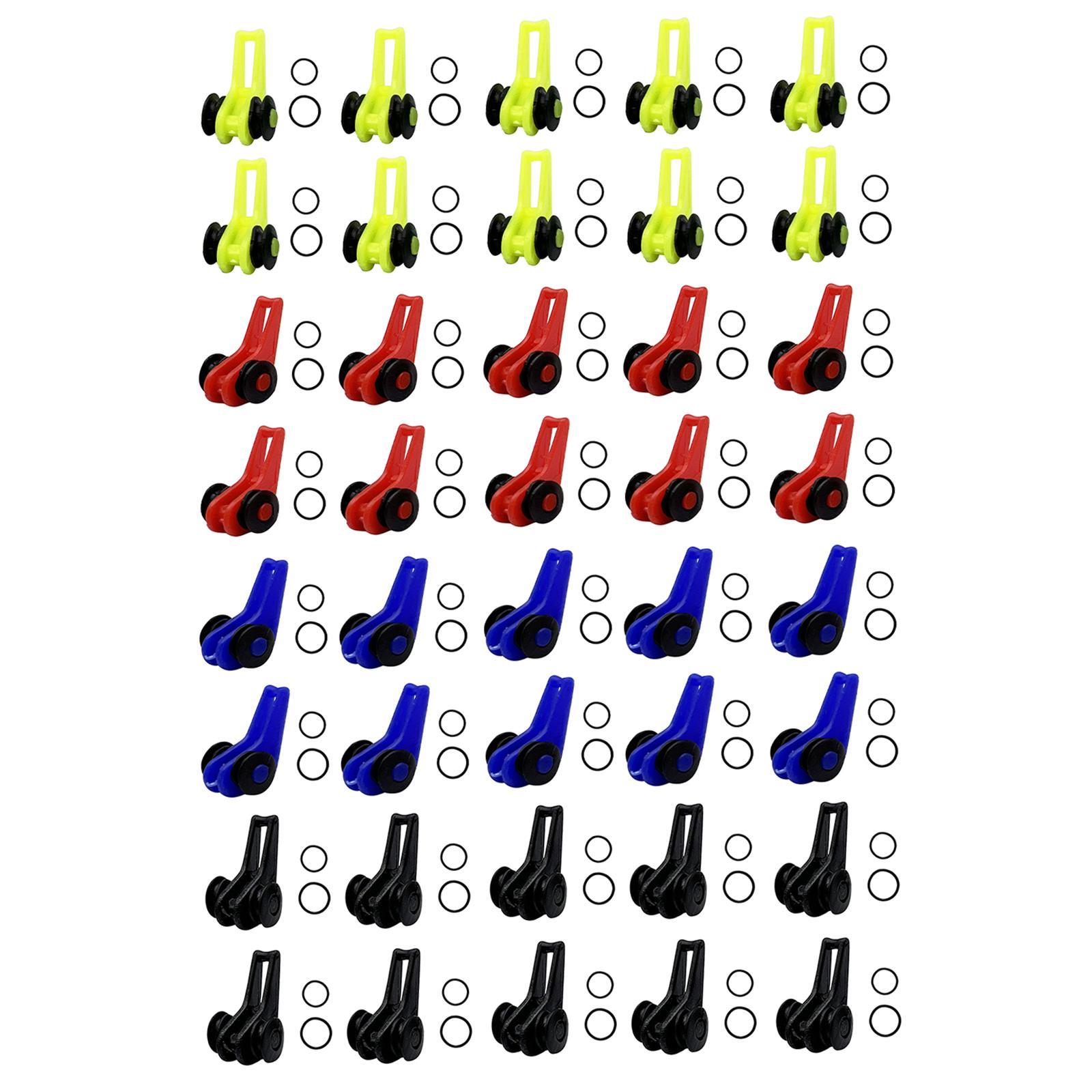 40 Pieces Fishing Hooks Keeper Fishing Pole Hook Keeper 4 Colors Portable Professional for Hook Fishing Lures  Holder Hook Keeper