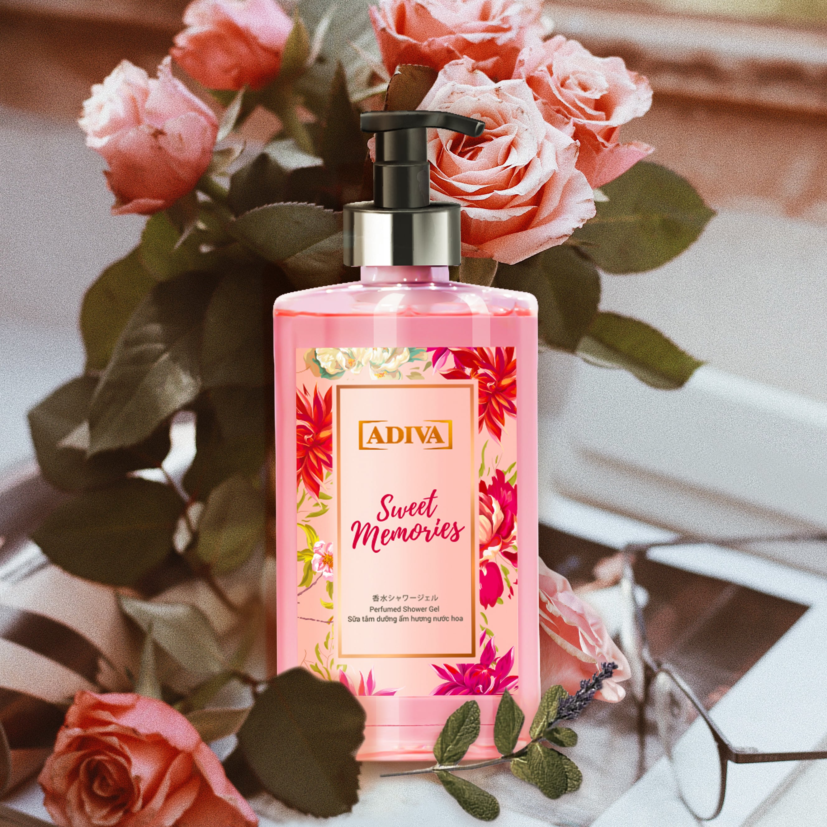 Combo 2 Hộp Sữa Tắm Dưỡng Ẩm Hương Nước Hoa Sweet Memories