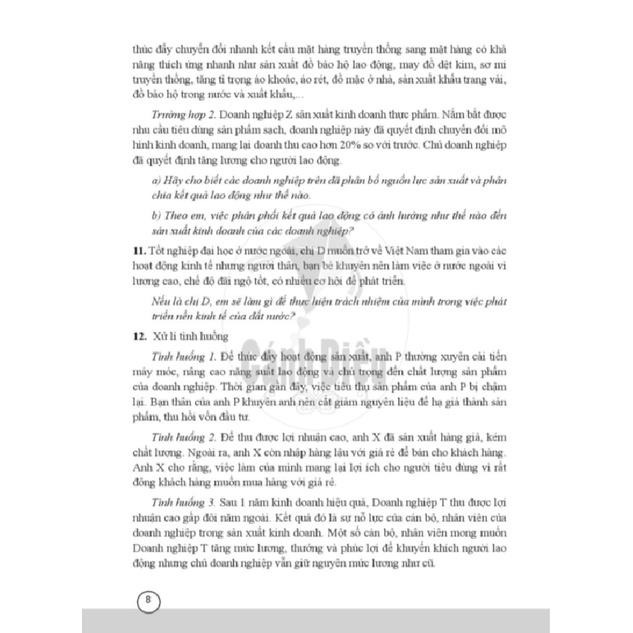 Bài Tập Giáo Dục Kinh Tế và Pháp Luật lớp 10 - Cánh Diều