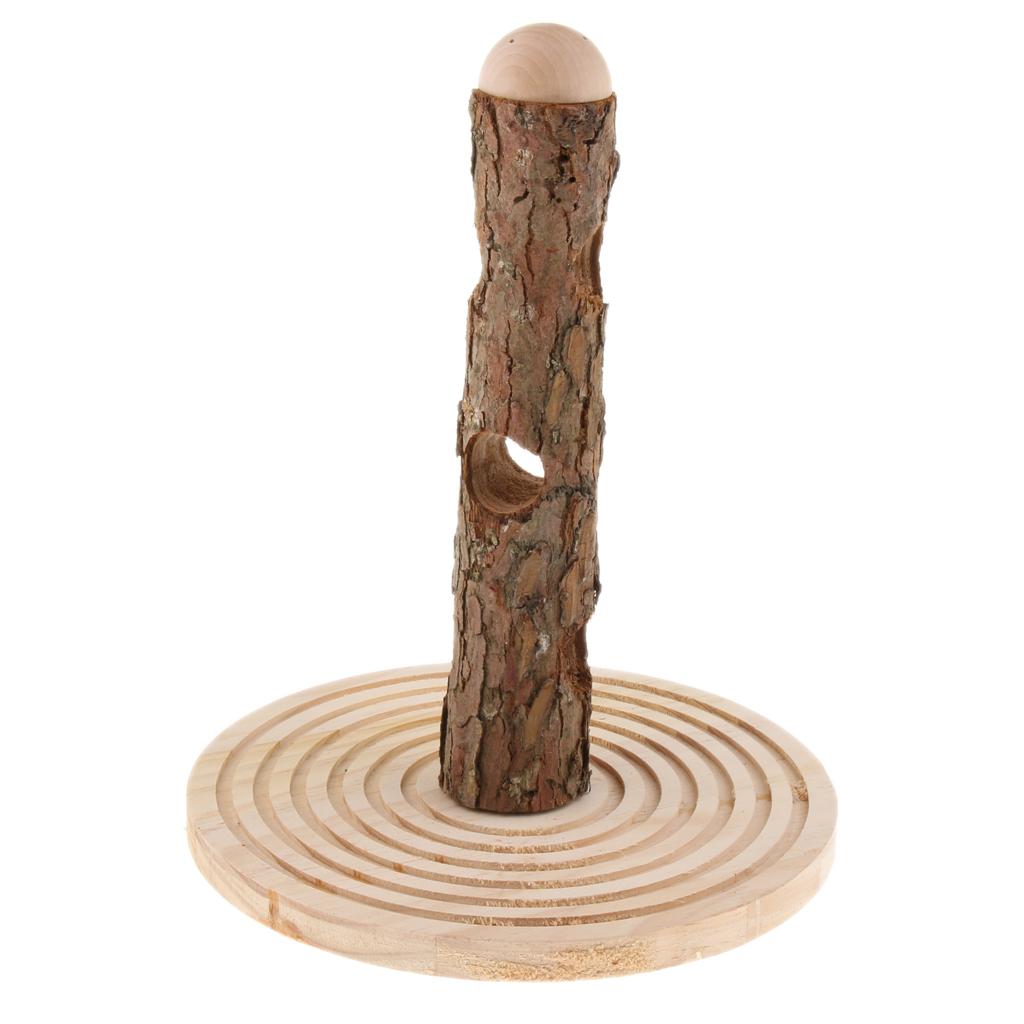 Wooden Feeder Vertical Pet Hay Rack Rabbit Chinchilla Small Animal Supplies