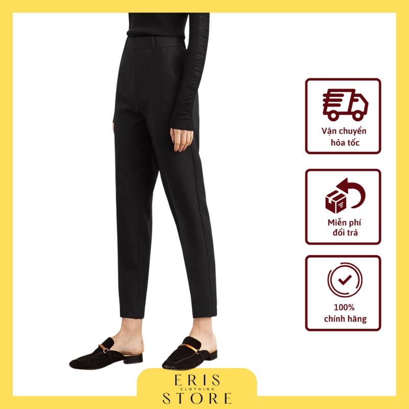 Quần Baggy vải nữ cạp cao vnxk bao chất (ảnh thật), quần tây nữ công sở