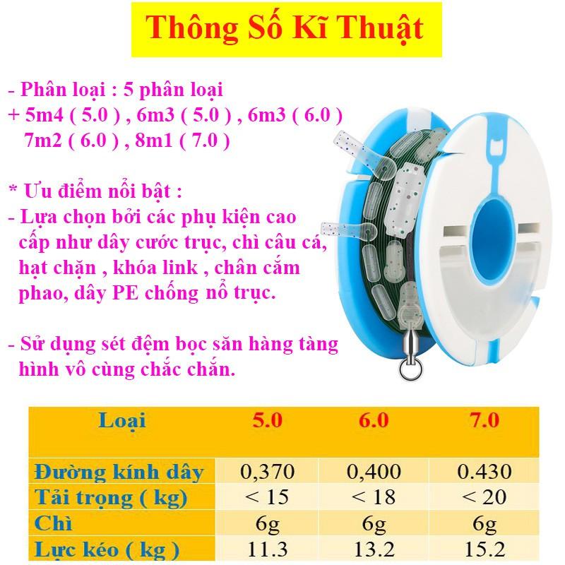 Dây trục câu đài săn hàng cuốn sẵn cao cấp chống nổ, tàng hình dưới nước DC-3