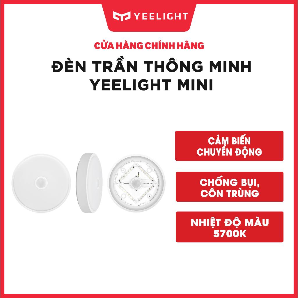 Đèn led ốp trần cảm biến chuyển động Yeelight Mini 250mm, đèn trang trí phòng